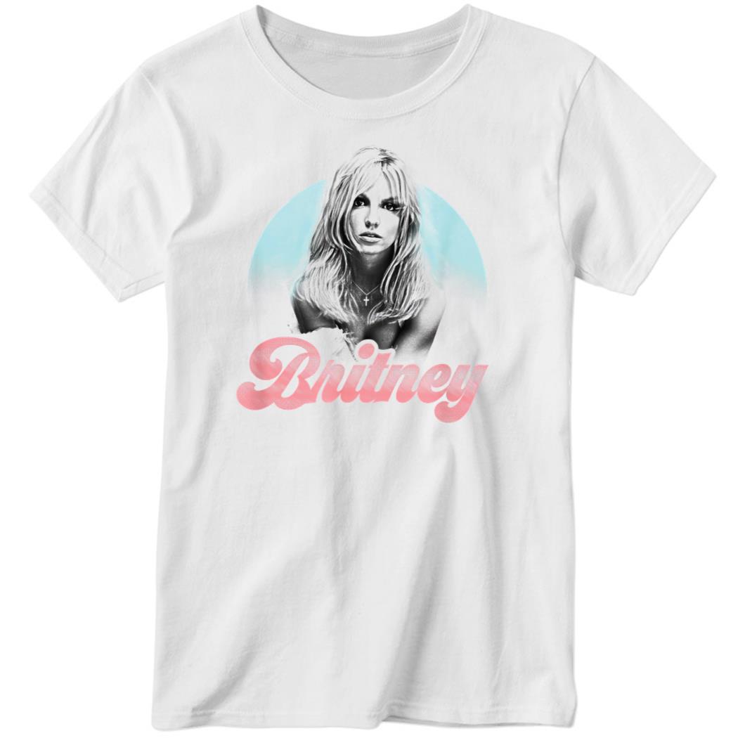 Devon Sawa Wearing Britney Spears Ladies Boyfriend Shirt