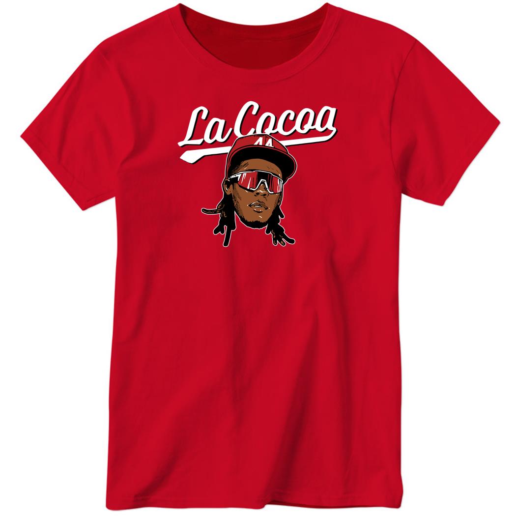 Elly De La Cruz La Cocoa Ladies Boyfriend Shirt