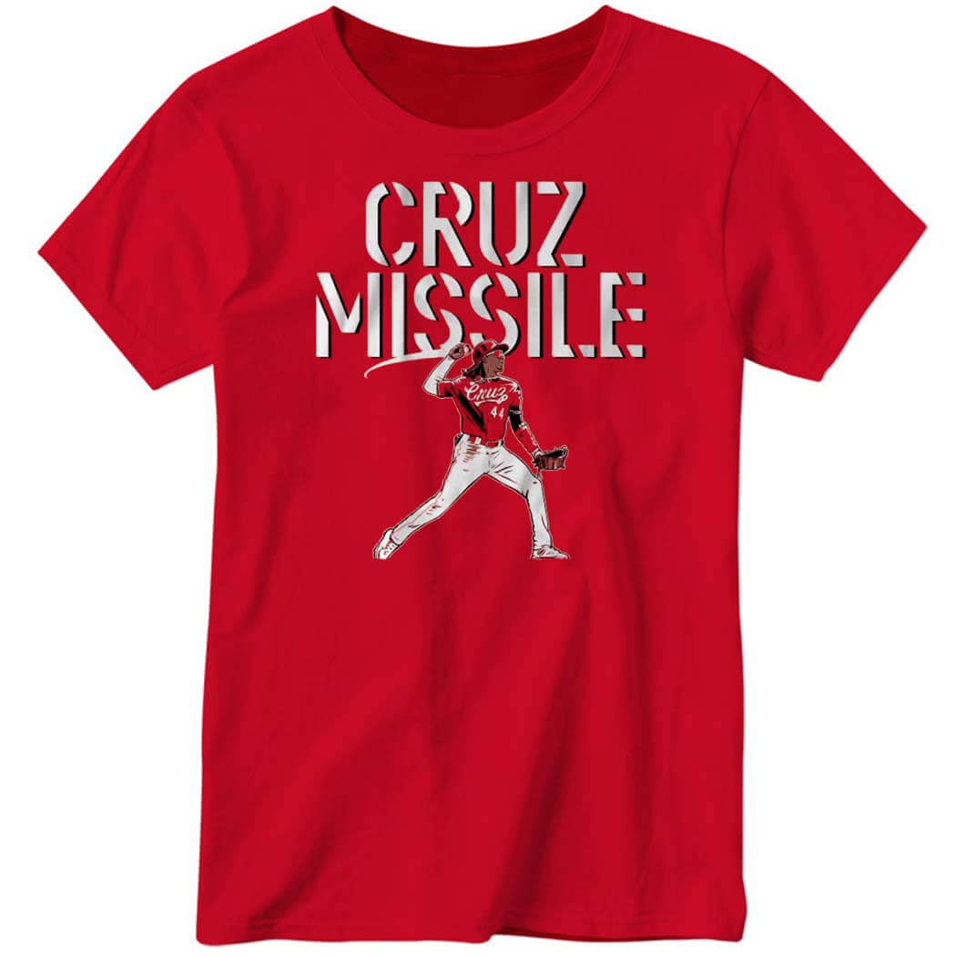 Elly De La Cruz Missile Ladies Boyfriend Shirt