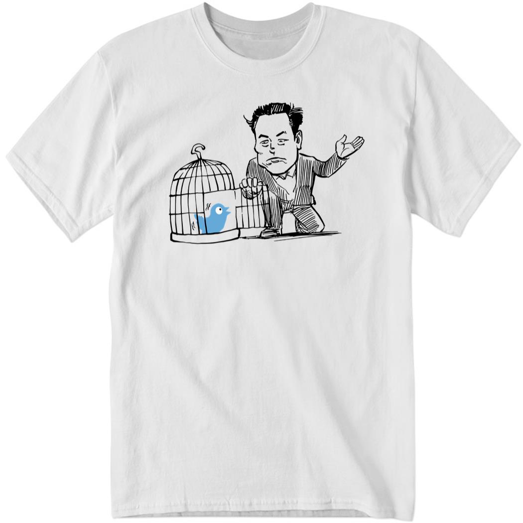 Elon Musk Free Twitter Bird Shirt