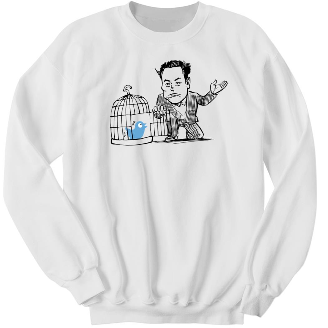 Elon Musk Free Twitter Bird Sweatshirt