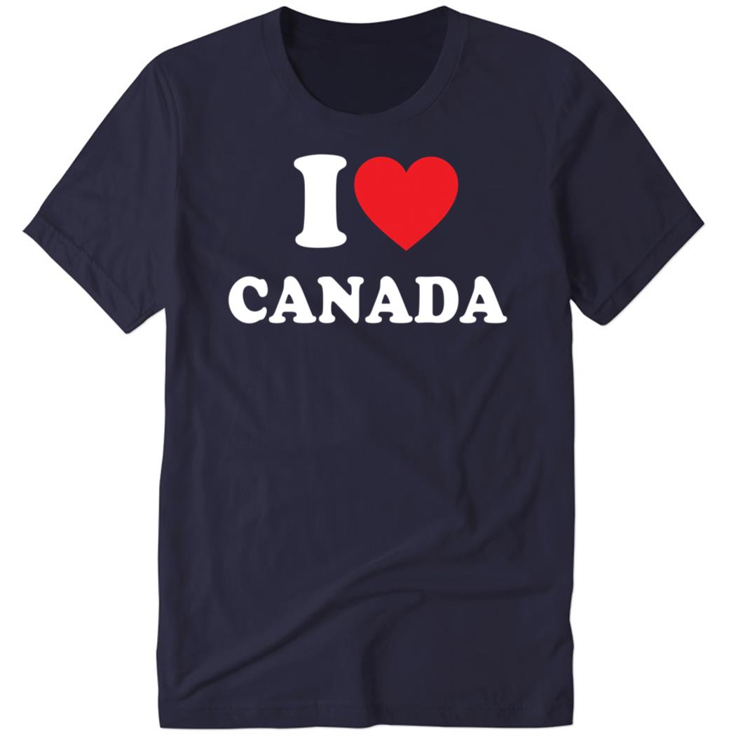 Elon Musk I Love Canada Premium SS Shirt