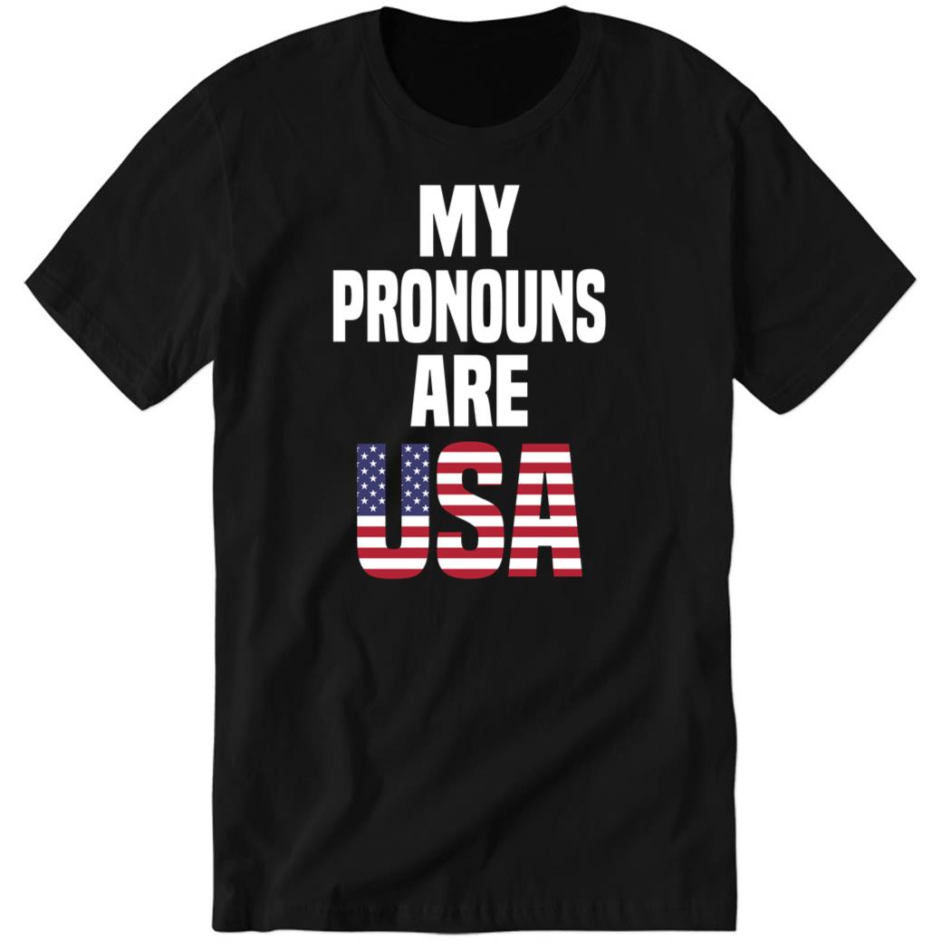 Enes Kanter My Pronouns Are USA Premium SS T-Shirt