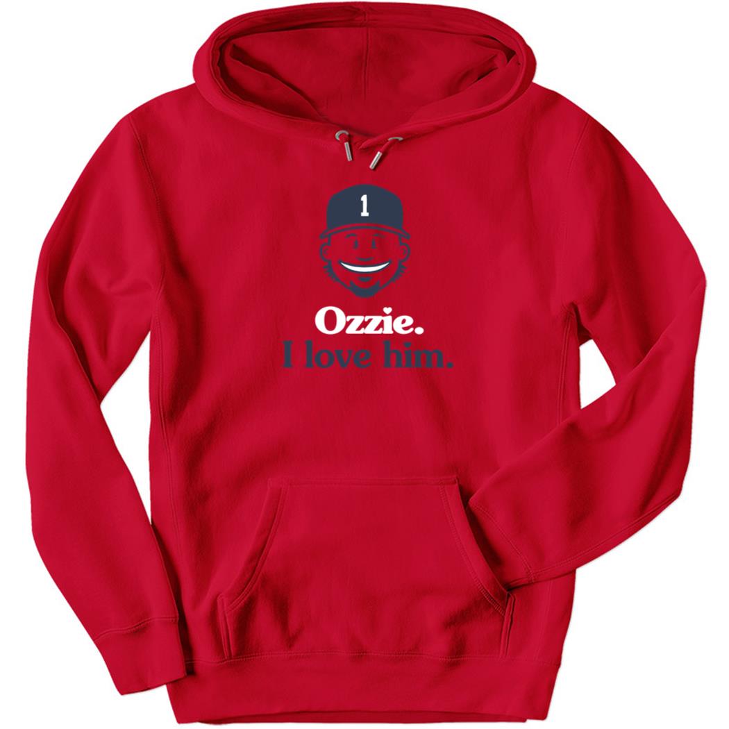 Face Ozzie, I Love Him Hoodie