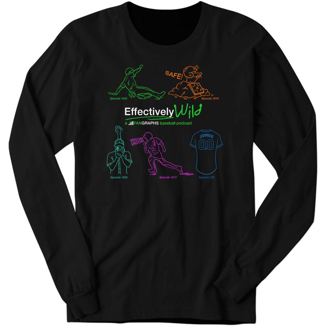 Fangraphs Effectively Wild Podcast 10th Anniversary Shirt