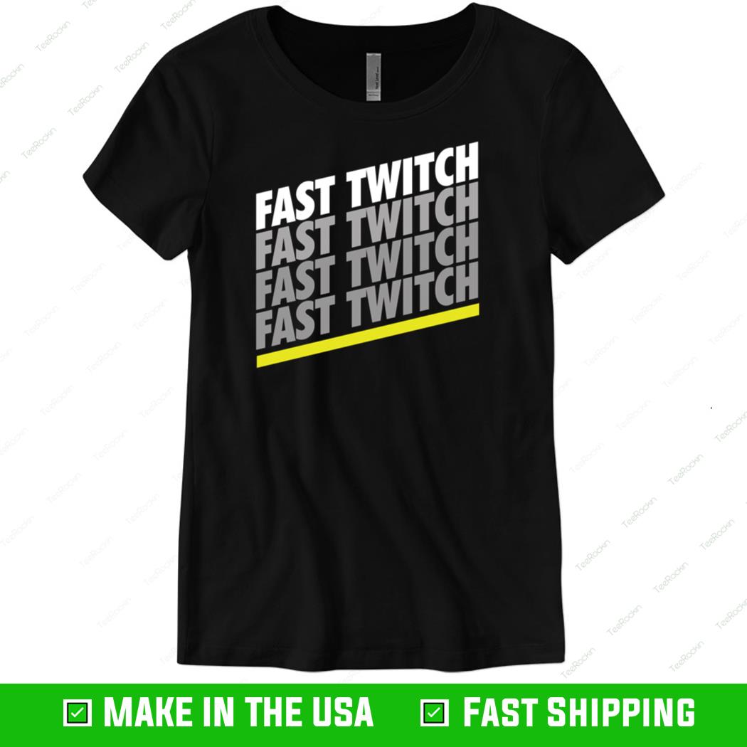 Fast Twitch Fast Twitch Fast Twitch Ladies Boyfriend Shirt