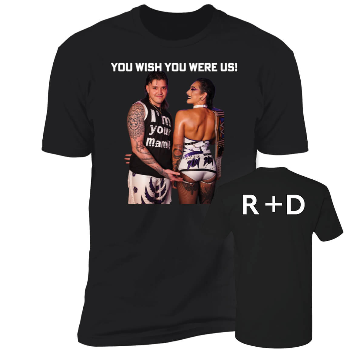 [Font+Back] Dominik Rhea And Ripley You Wish You Were Us Premium SS T-Shirt