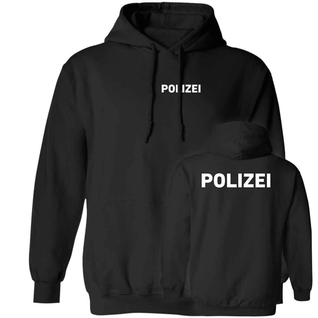 [Font+Back] PolizeiHoodie
