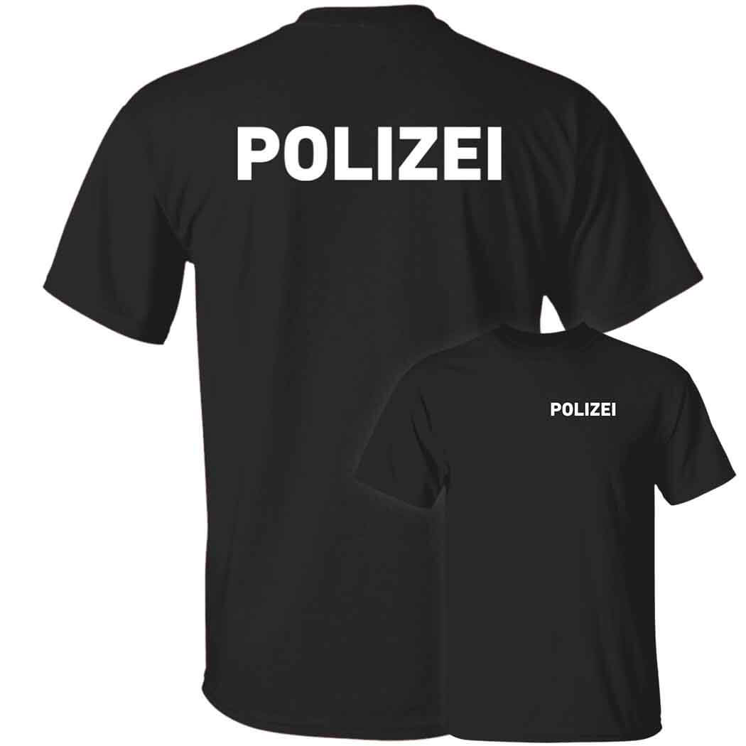 [Font+Back] Polizei Shirt