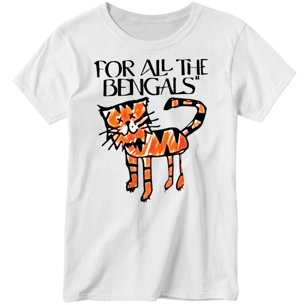 For all the Bengals Tiger Ladies Boyfriend Shirt