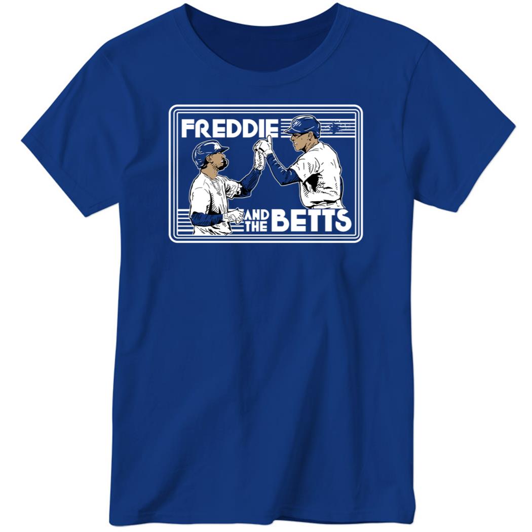 Freddie Freeman & Mookie Betts Freddie & The Betts Ladies Boyfriend Shirt