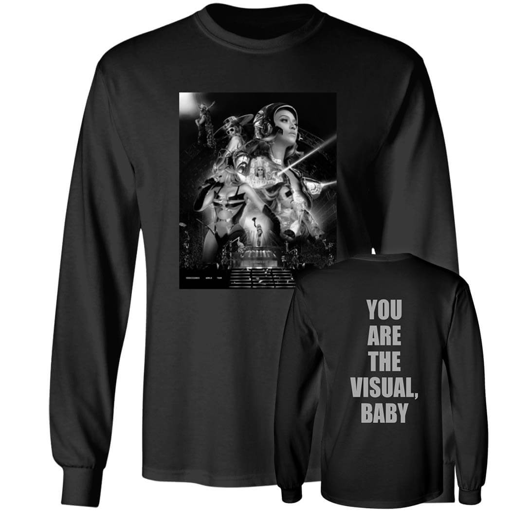 [Front + Back] Beyonce You Are The Visual Baby Houston Long Sleeve Shirt