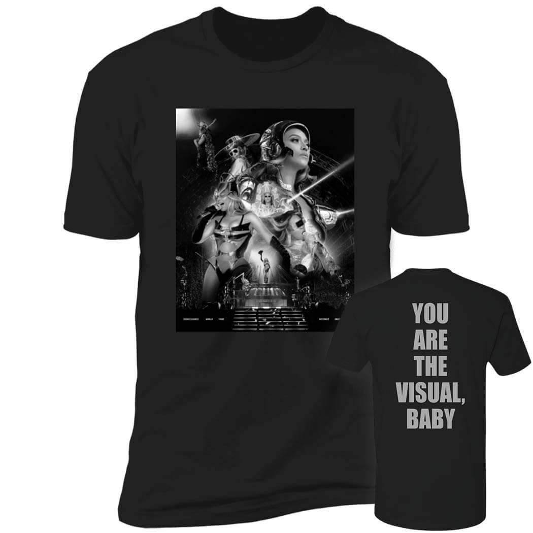[Front + Back] Beyonce You Are The Visual Baby Houston Premium SS T-Shirt