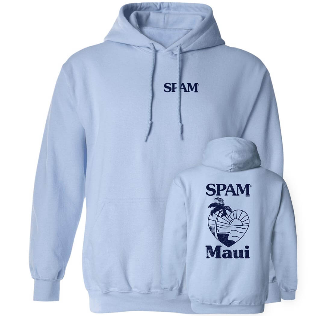 [Front + Back] Spam Maui Shirt Spam Loves Maui Hoodie