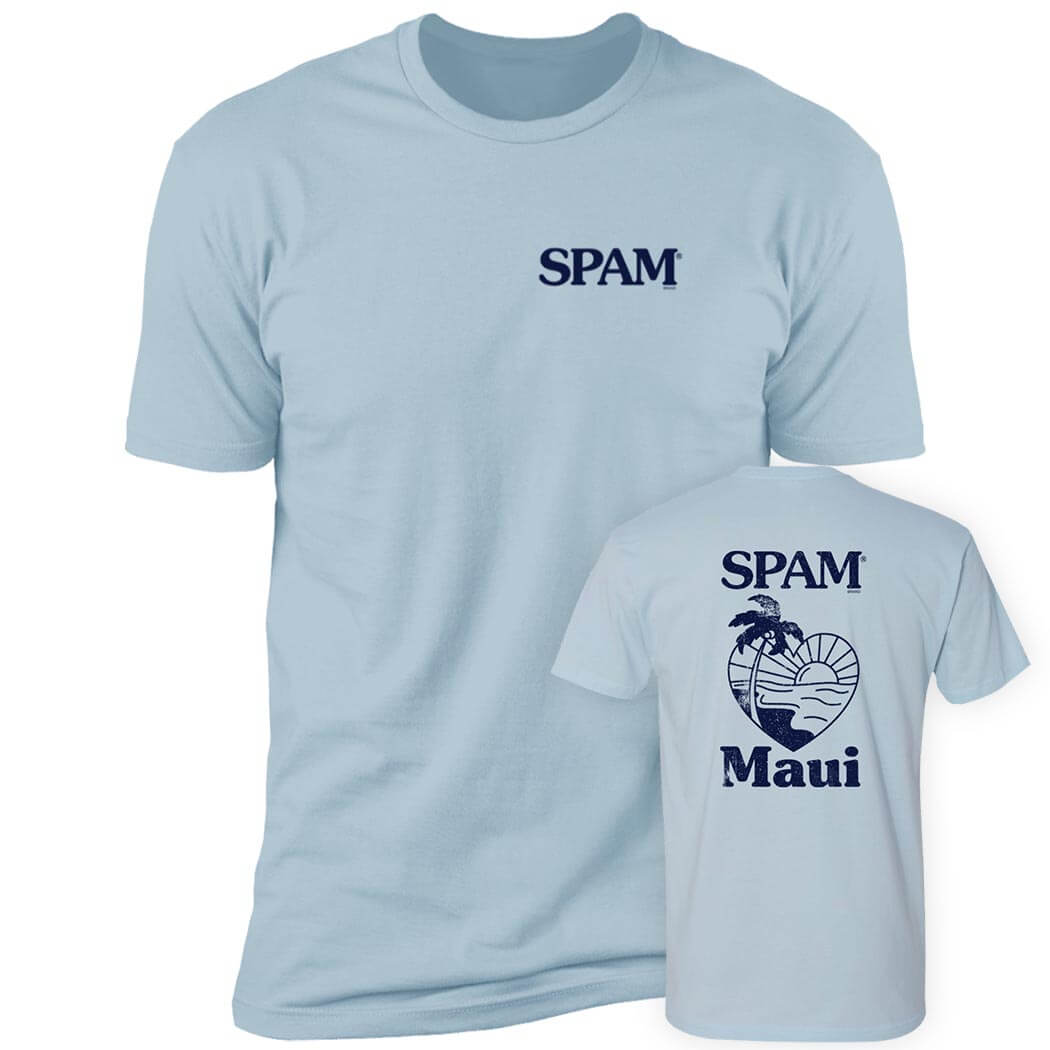 [Front + Back] Spam Maui Shirt Spam Loves Maui Premium SS T-Shirt
