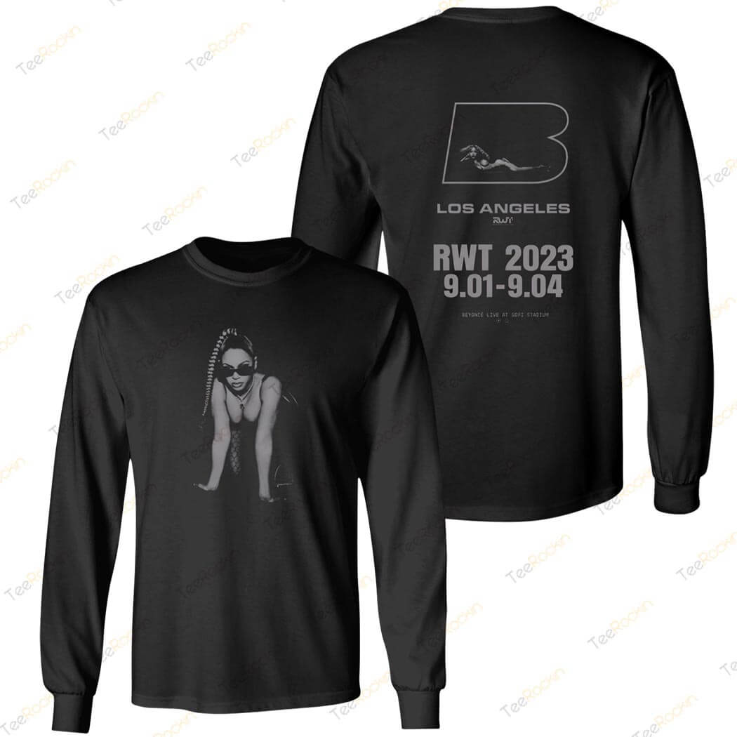 [Front+Back] Beyonce Los Angeles Renaissance World Tour 2023 Long Sleeve Shirt