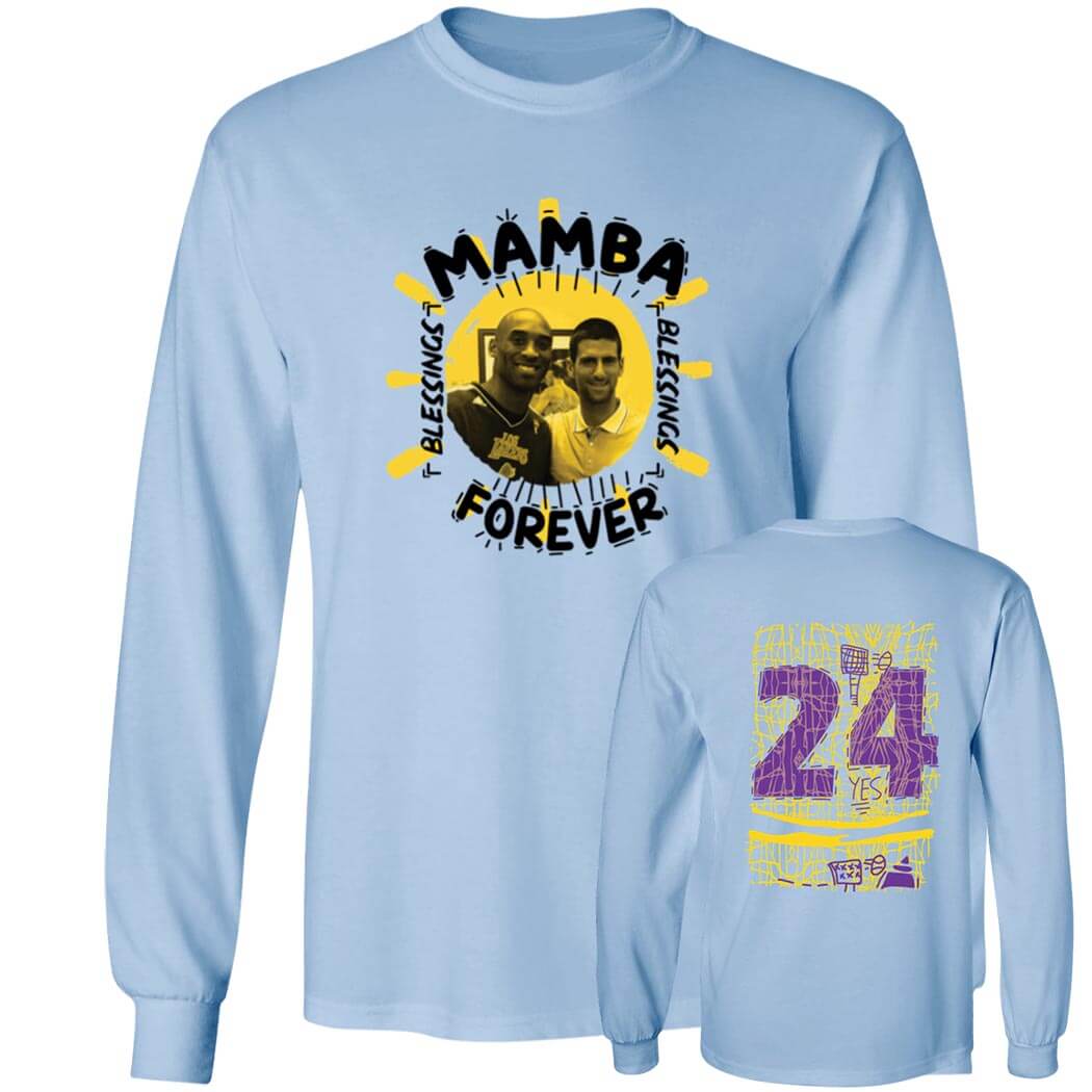 [Front+Back] Djokovic Mamba Forever Long Sleeve Shirt