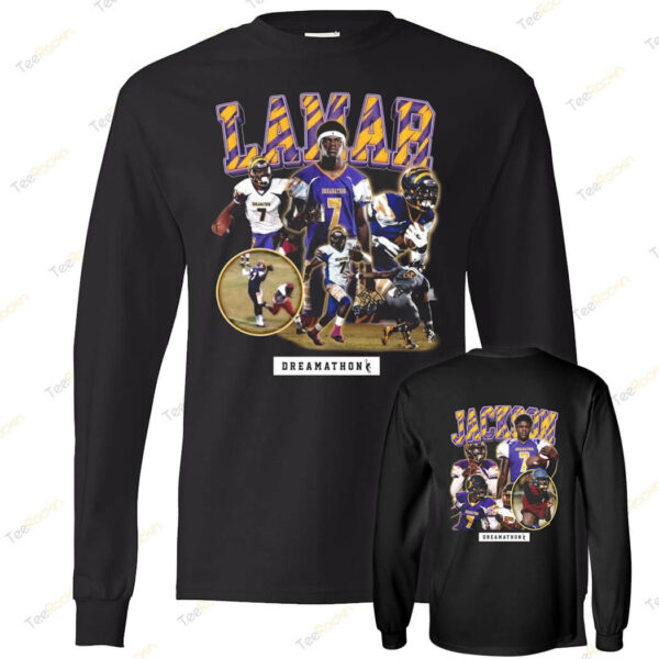 [Front+Back] Lamar Jackson Hs Dreams Shirt