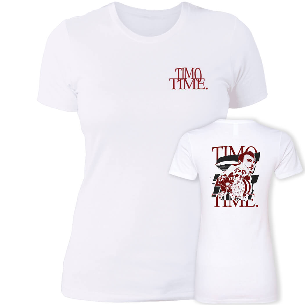 [Front+Back] Timo Time Ladies Boyfriend Shirt