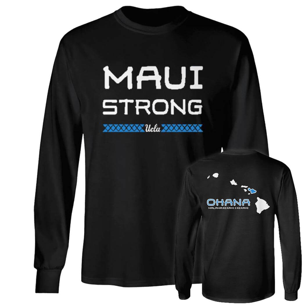 [Front+Back] Ucla Maui Strong Long Sleeve Shirt