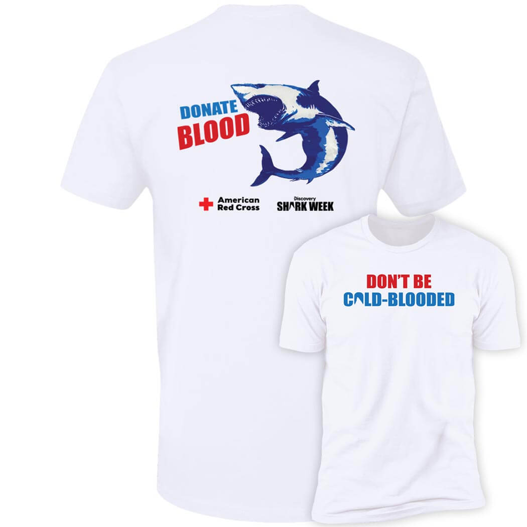 [Front+Back]2023 Red Cross Shark Week Premium SS T-Shirt