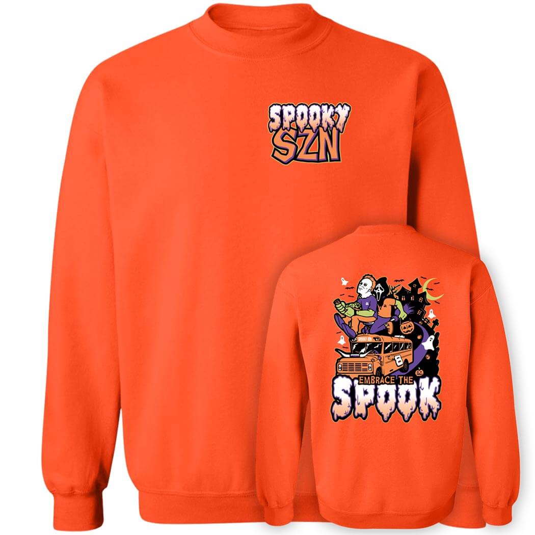 [Front+Back]Barstool Spooktober Spooky Sweatshirt