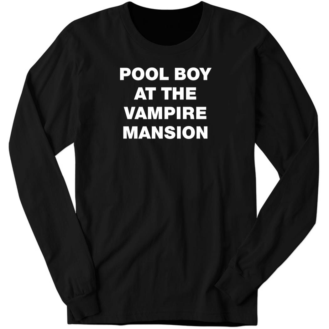 Gerard Way Pool Boy At The Vampire Mansion Long Sleeve Shirt
