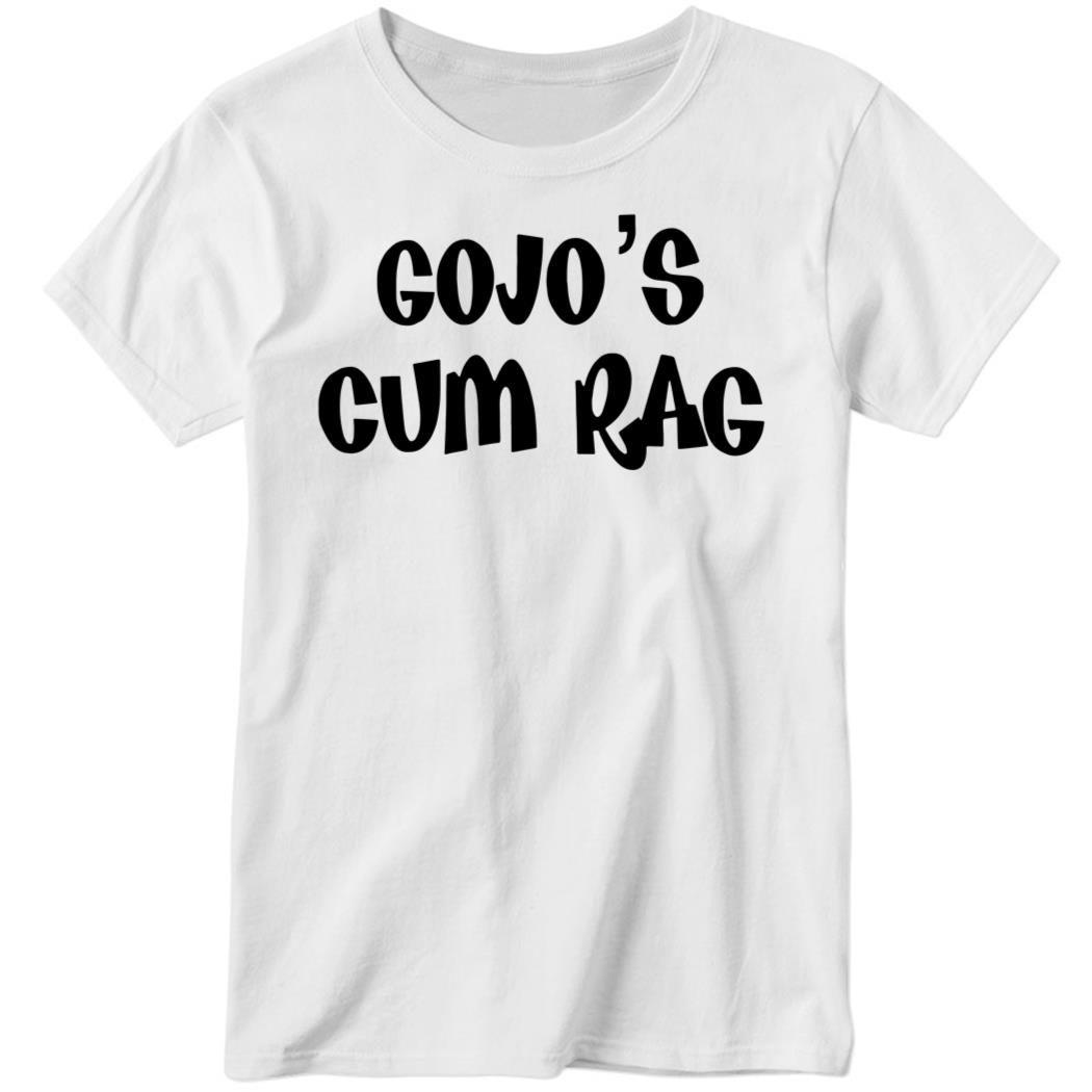 Gojo’s Cum Rag Ladies Boyfriend Shirt