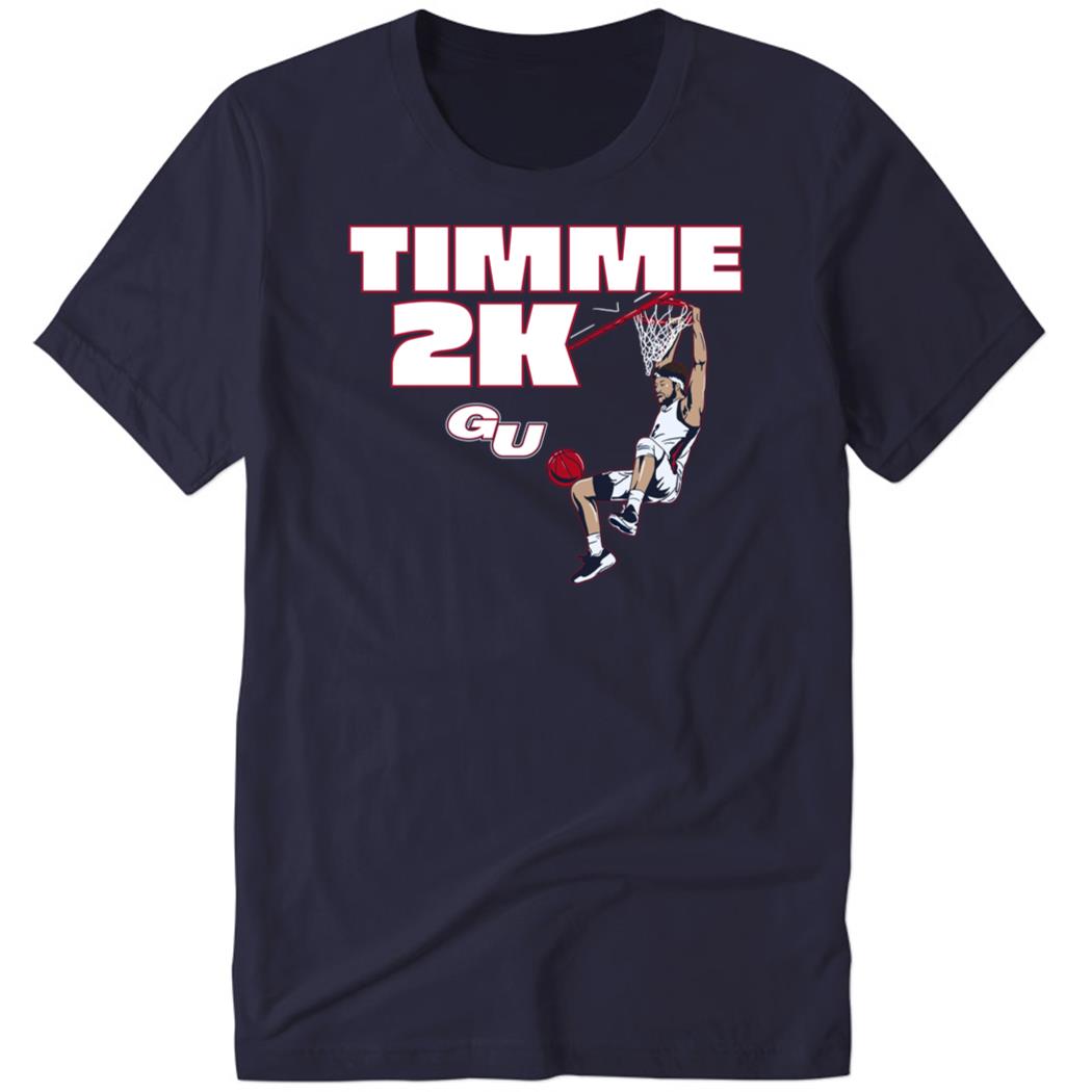 Gonzaga Basketball Drew Timme 2k Premium SS T-Shirt