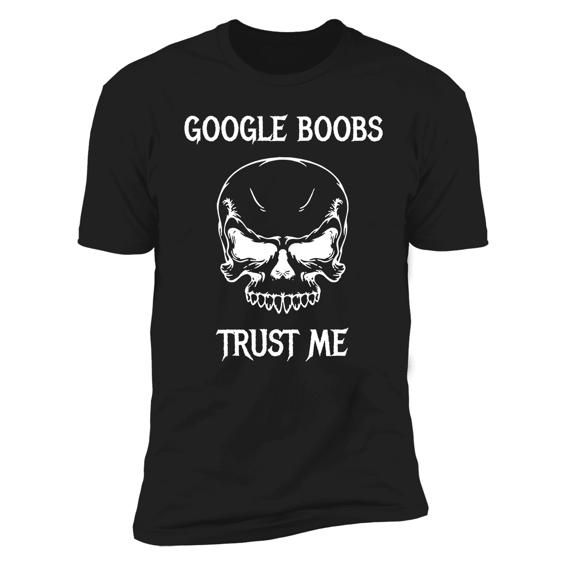 Google Boobs Trust Me Premium SS T-Shirt