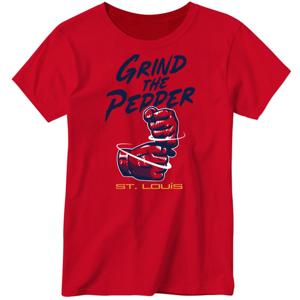 Grind The Pepper St Louis Ladies Boyfriend Shirt