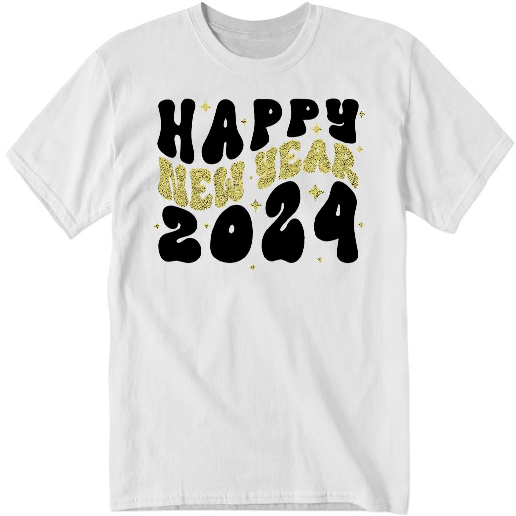 Happy New Year 2024 Print Shirt