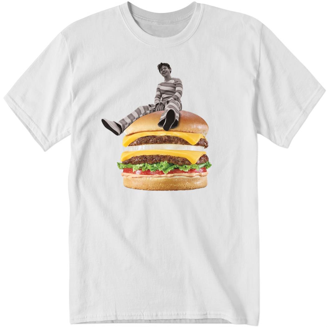 Harry Styles Hamburger Shirt