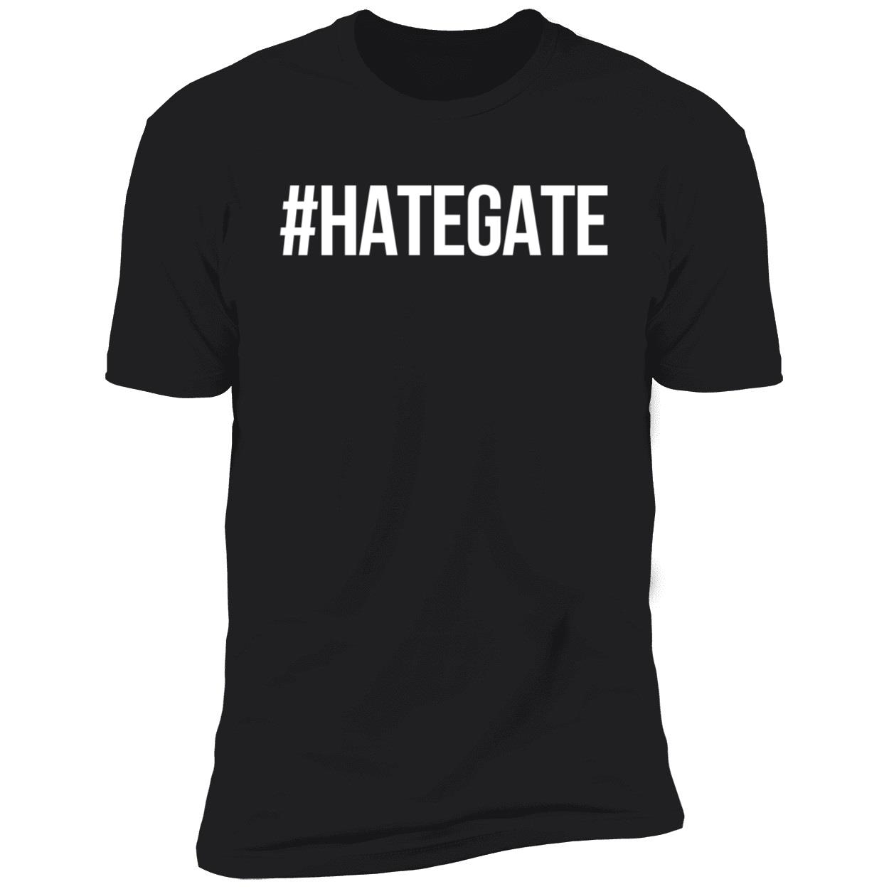 #HateGate Black Premium SS T-Shirt