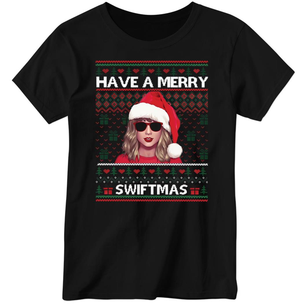 Have A Merry SwiftMas Ladies Boyfriend Shirt