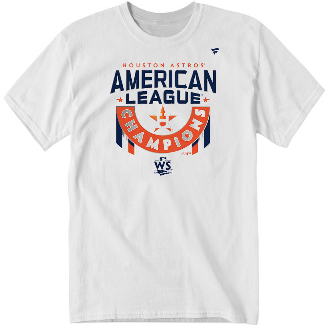 Houston Astros Fanatics Branded 2022 American League Champions Locker Room Shirt