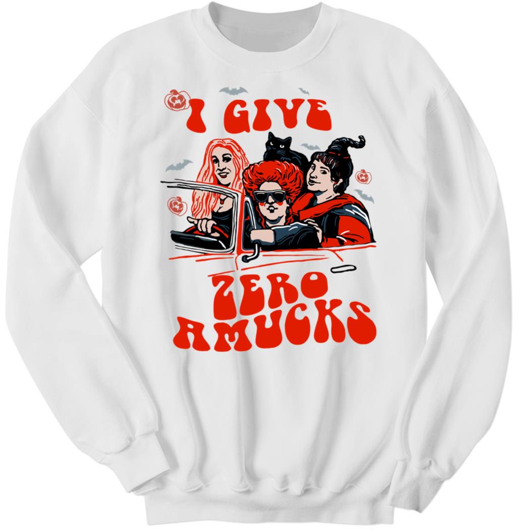 I Give Zero Amusk Halloween Sweatshirt