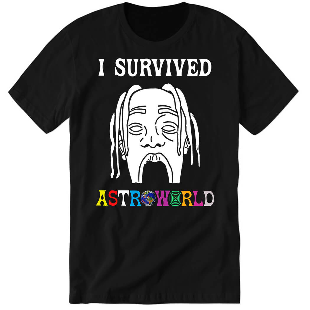 I Survived Astroworld Travis Scott Premium SS T-Shirt