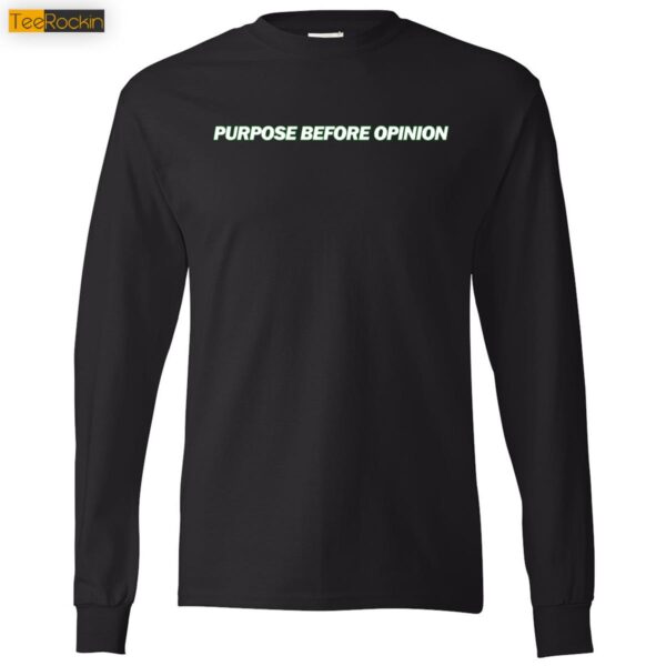 Jalen Hurts Wearing Purpose Before Opinion Premium SS Shirt