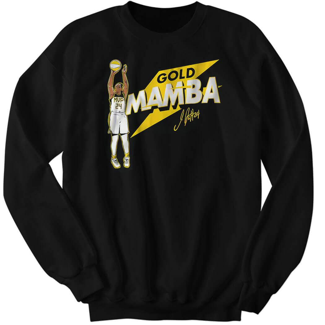 Jewell Loyd Gold Mamba Sweatshirt