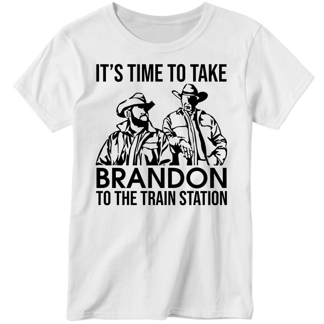 John And Rip It’s Time To Take Brandon To The Train Station Ladies Boyfriend Shirt