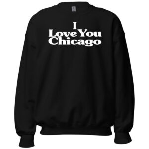 Kim Kardashian Wearing I Love You Chicago Sweatshirt
