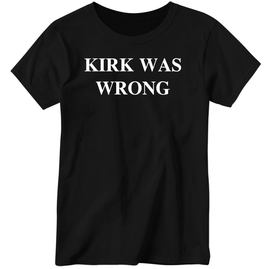 Kirk Was Wrong Ladies Boyfriend Shirt