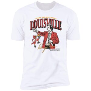 Louisville Cardinals Denny Crum Cool Hand Luke Signature Premium SS Shirt