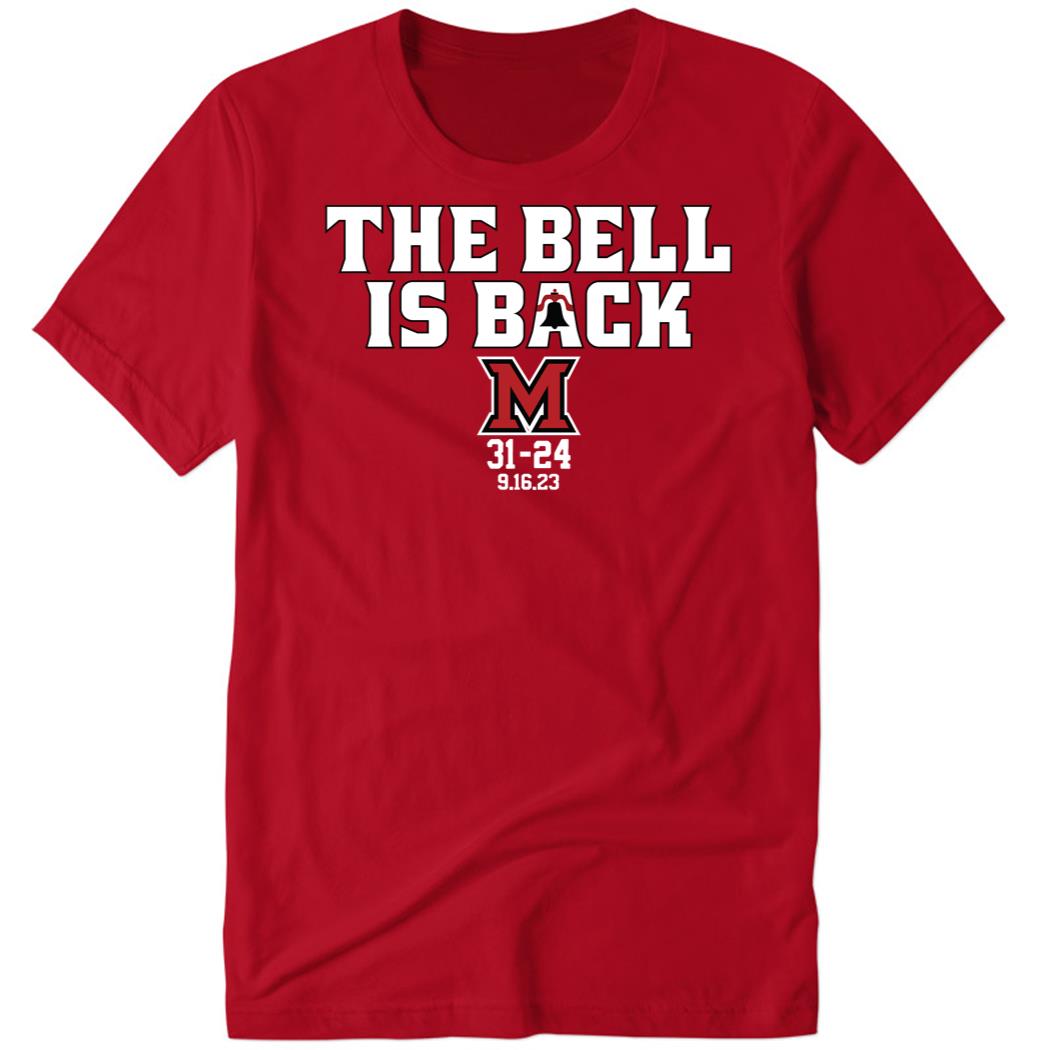 Miami Redhawks The Bell Is Back Premium SS Shirt