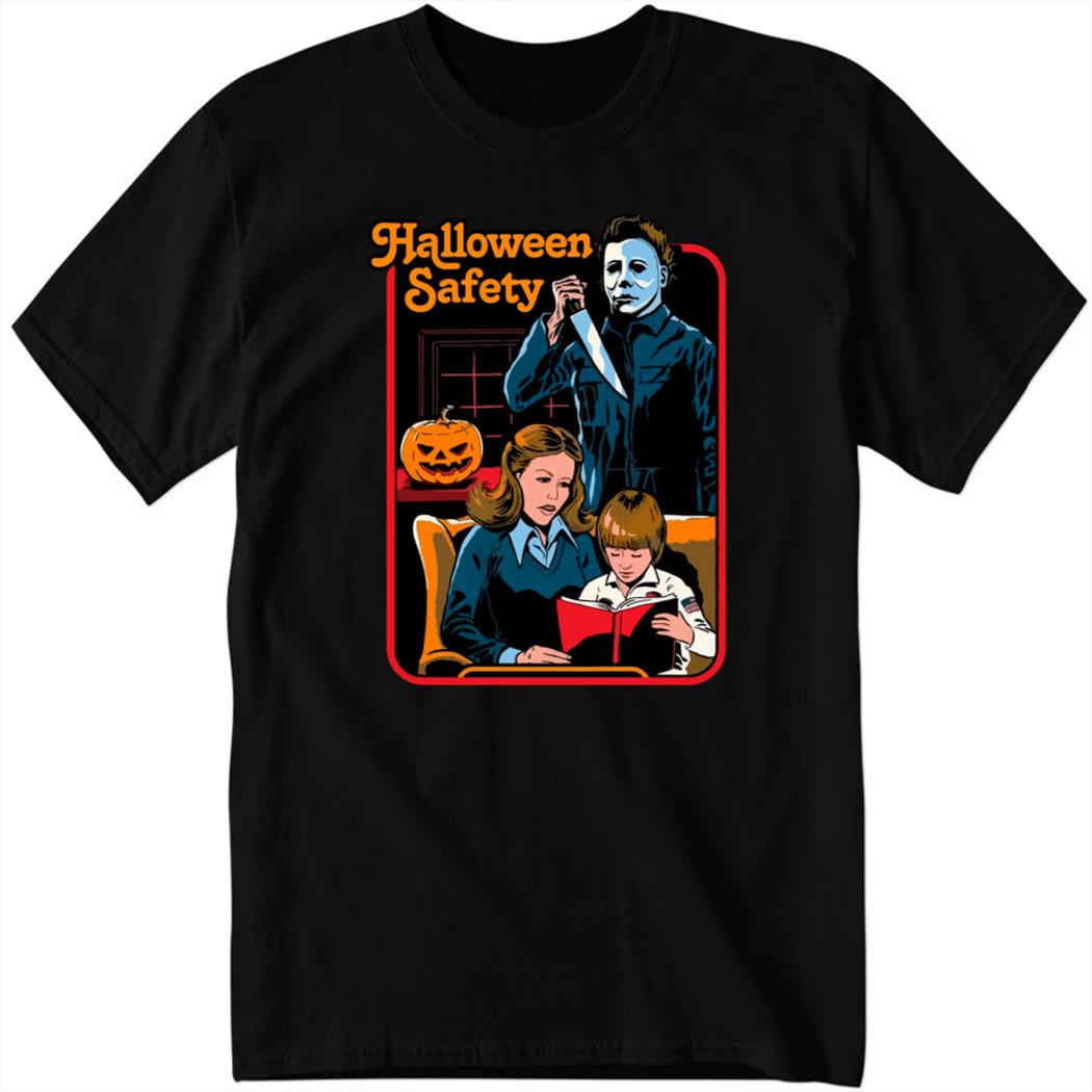 Michael Myers ‘Halloween Safety Sitters Guide’ Retro 2023 Shirt