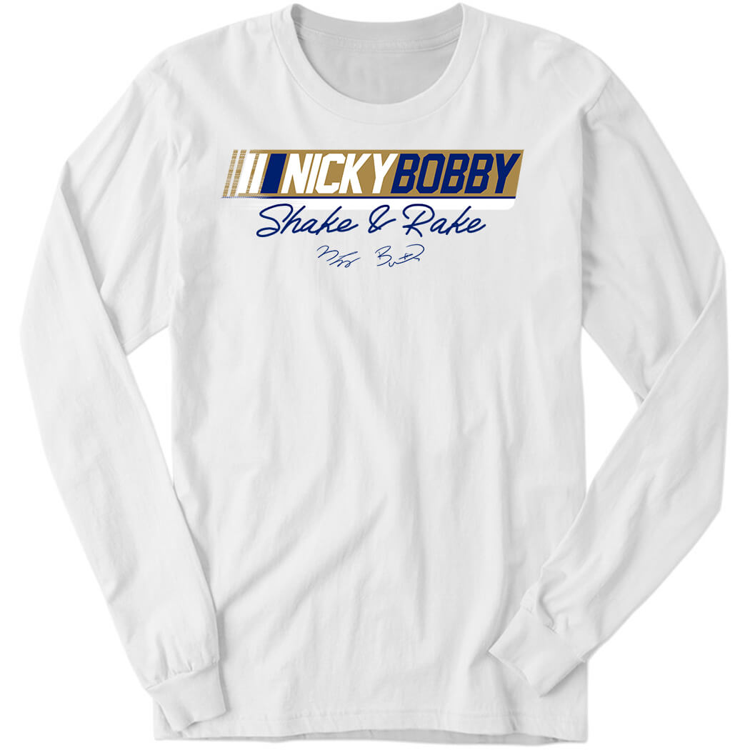 Nicky Lopez And Bobby Witt Jr Nicky Bobby Long Sleeve Shirt