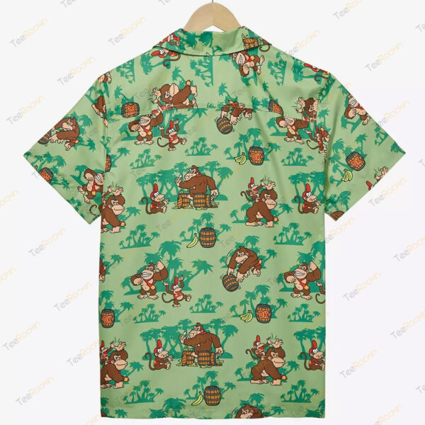 Opposuits Nintendo Donkey Kong And Diddy Kong Allover Print Shirt