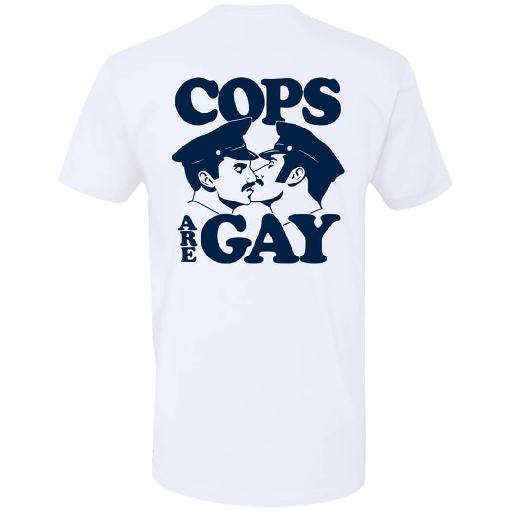 [Back]Cops Are Gay Premium SS T-Shirt