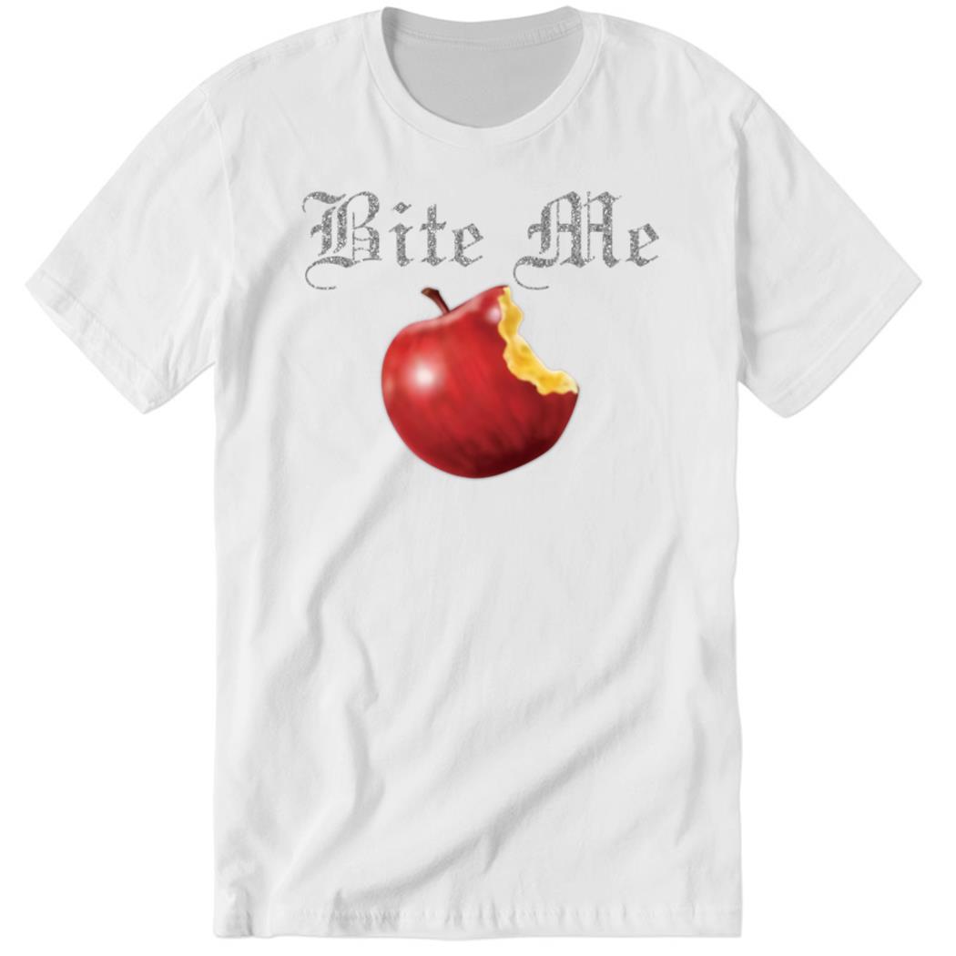 Rauw Alejandro Wearing Bite The Apple Premium SS Shirt